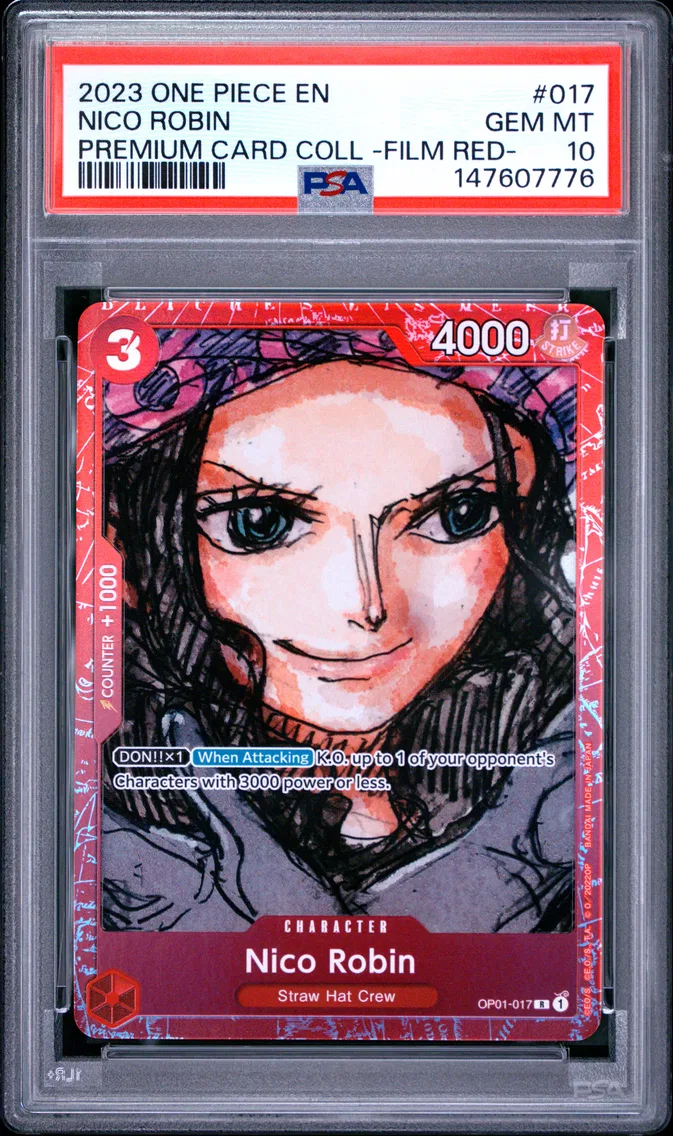 2023 #017 Nico Robin PSA 10 One Piece Premium Card Collection -One Piece Film Red-