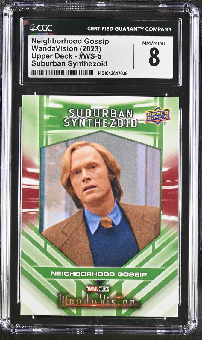 2023 #WS-5 Neighborhood Gossip CGC 8 WandaVision (2023 Upper Deck 2022 on Card) - English