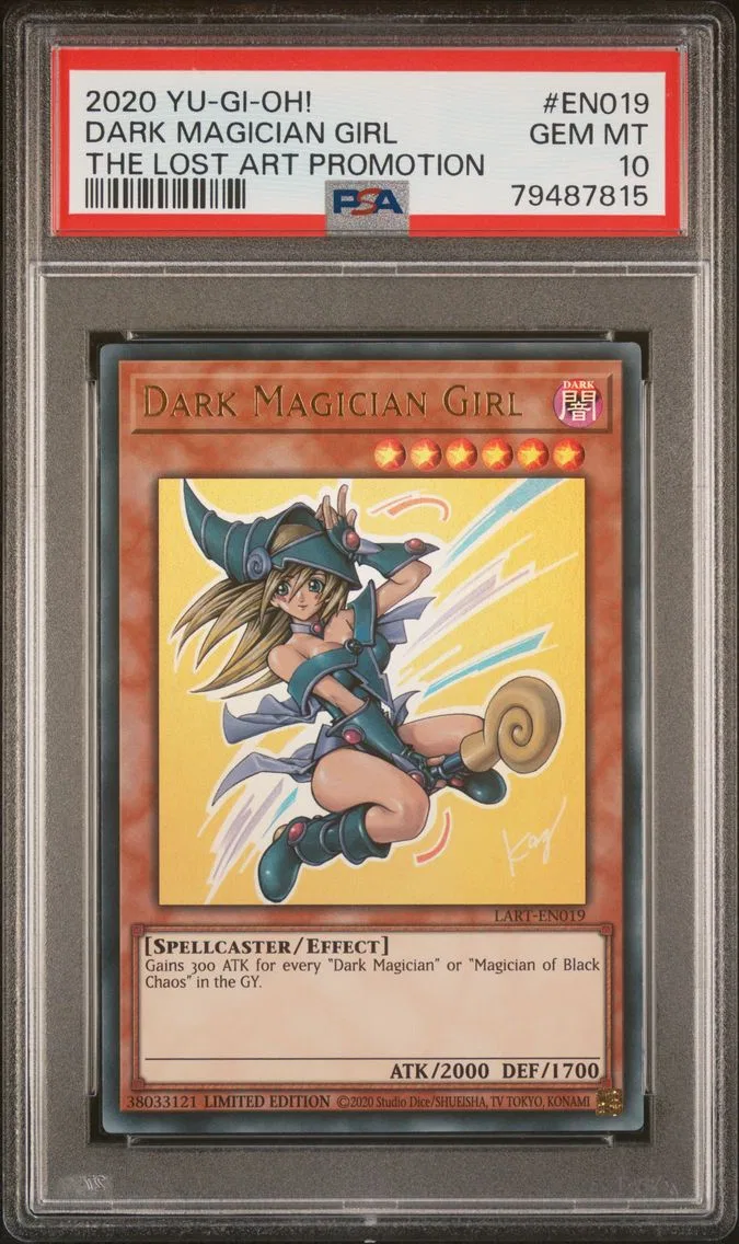 2020 #EN019 Dark Magician Girl PSA 10 YU-GI-Oh! the Lost Art Promotion