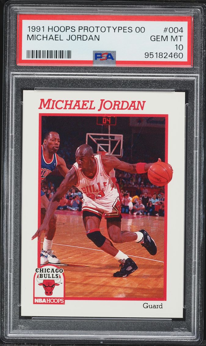 1991 #4 Michael Jordan PSA 10 Ho