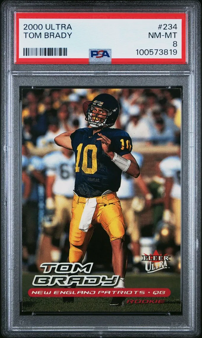 2000 #234 Tom Brady PSA 8 Ultra