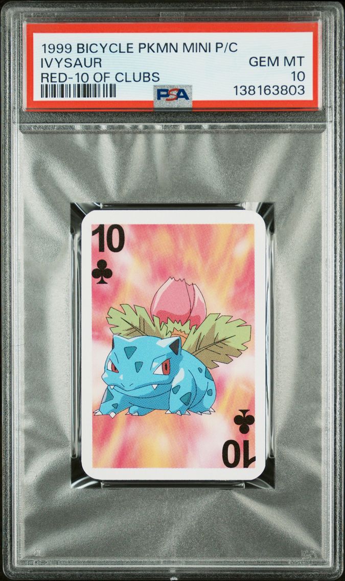 1999 Ivysaur PSA 10 Bicycle Poke
