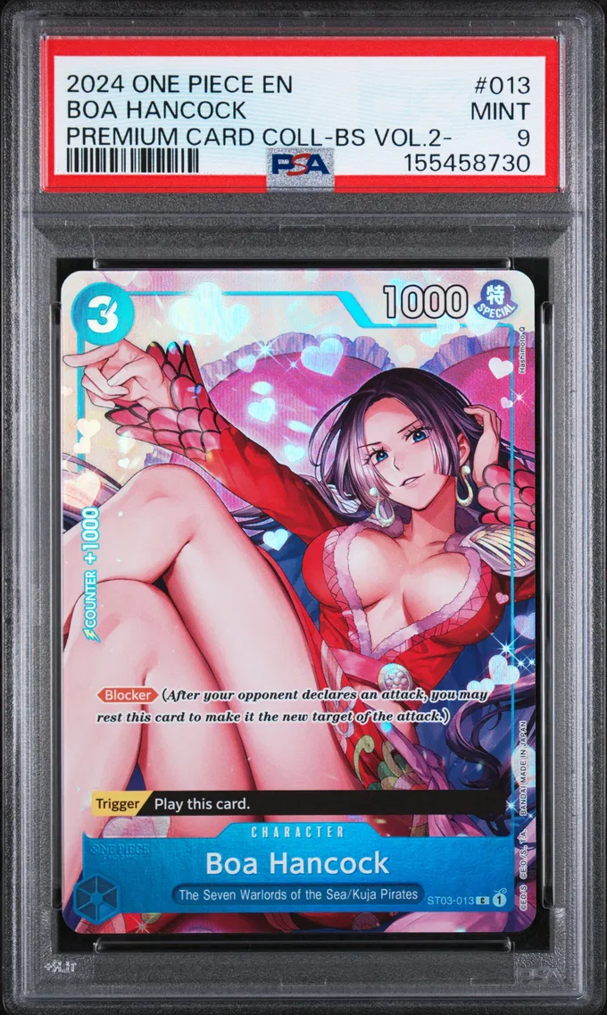 2024 #013 Boa Hancock PSA 9 One Piece Premium Card Collection -Best Selection Vol.2-