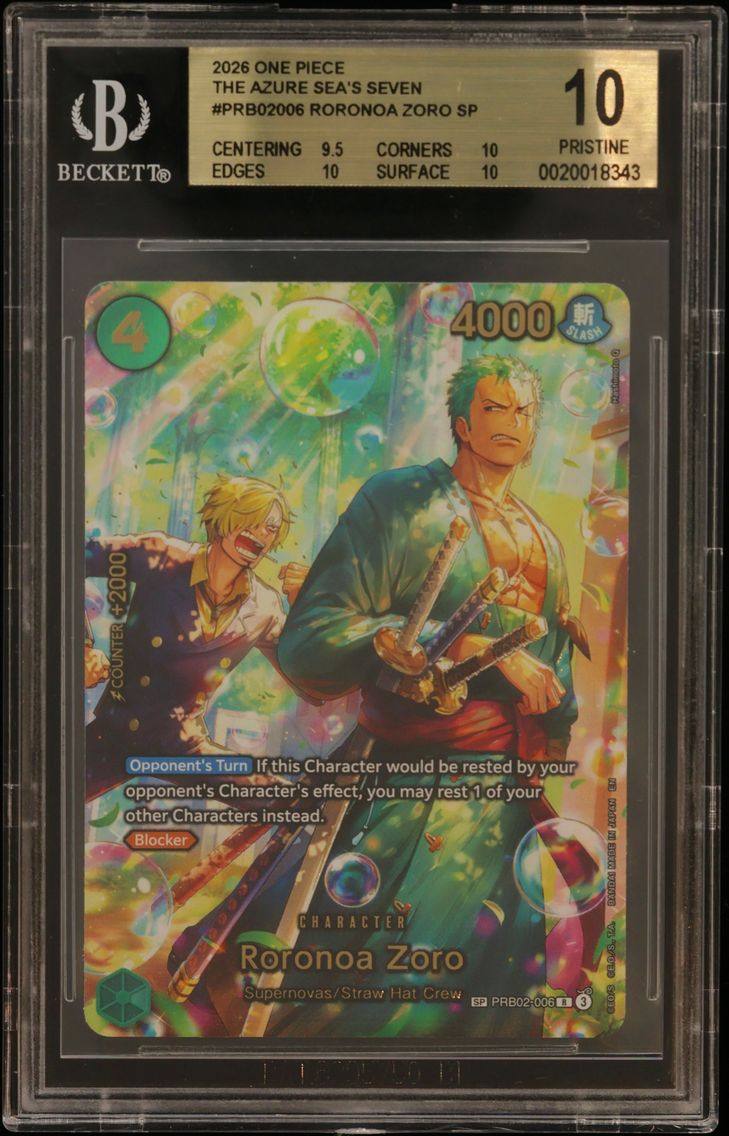 2026 #PRB02006 Roronoa Zoro SP B