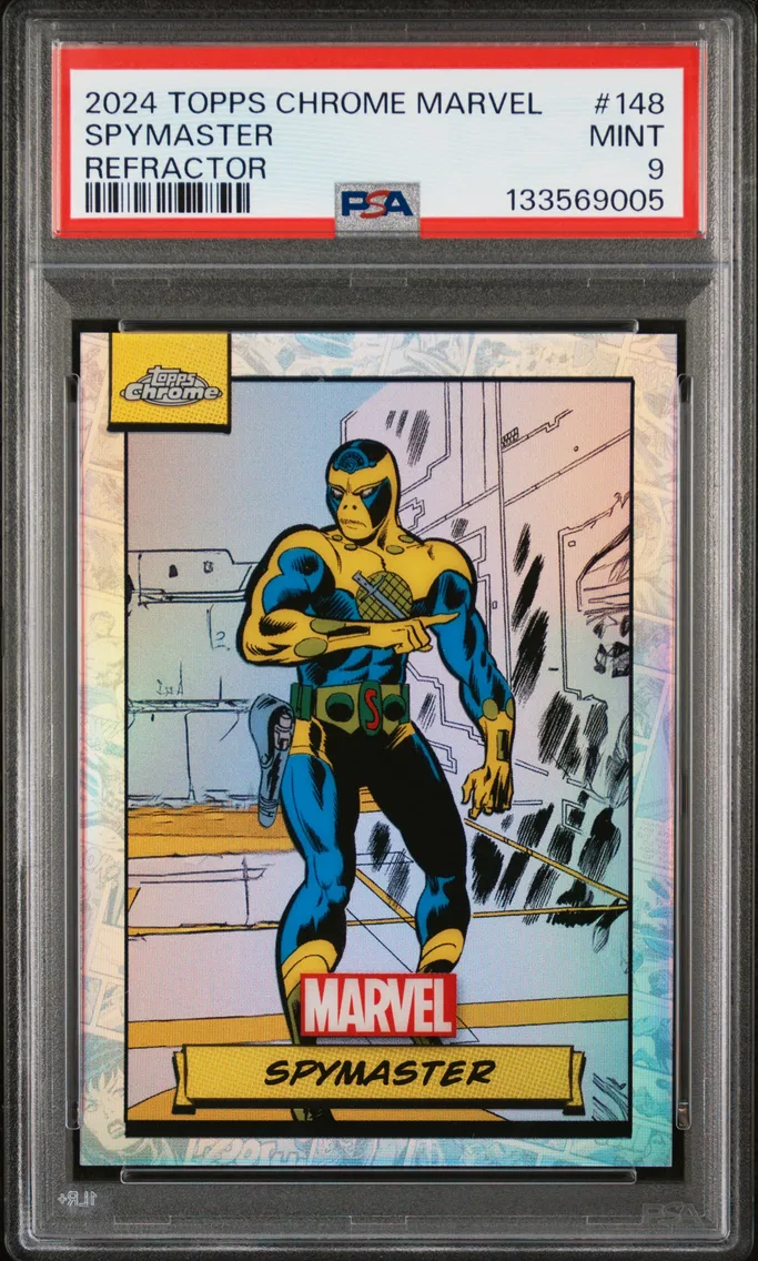 2024 #148 Spymaster PSA 9 Topps Chrome Marvel