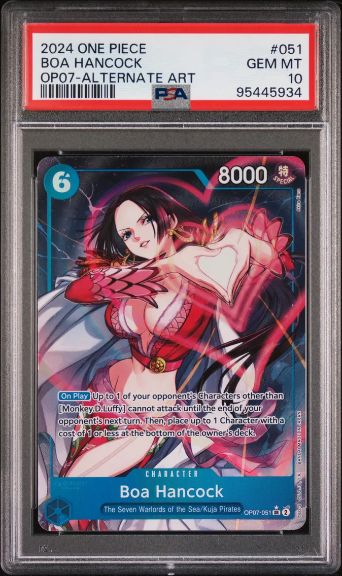2024 #051 Boa Hancock PSA 10 One Piece OP07-500 Years in the Future