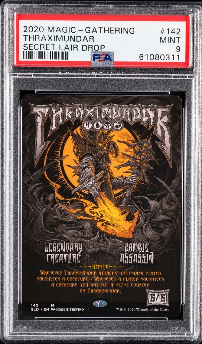2020 #142 THRAXIMUNDAR PSA 9 THE GATHERING SECRET LAIR DROP MAGIC