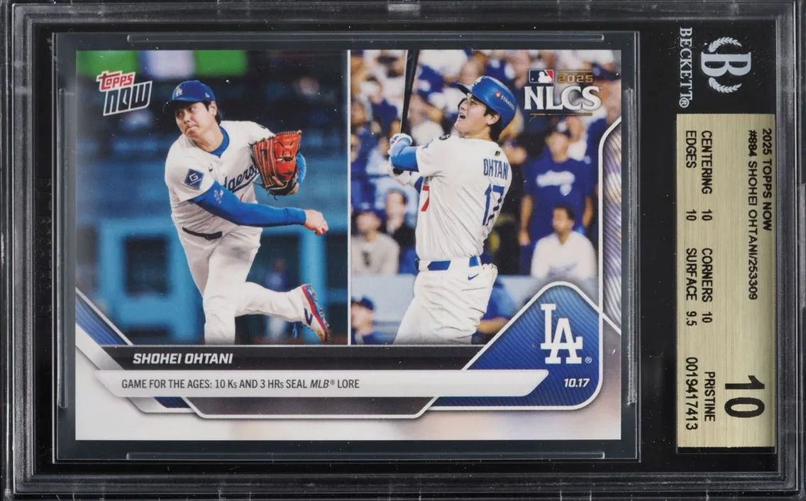 2025 Topps Now Shohei Ohtani #884 BGS 10 PRISTINE