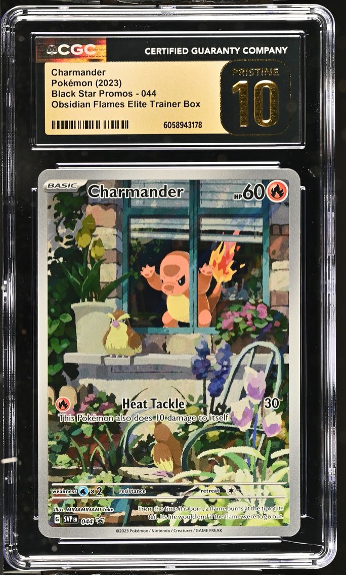 2023 #044 Charmander CGC 10 Pris