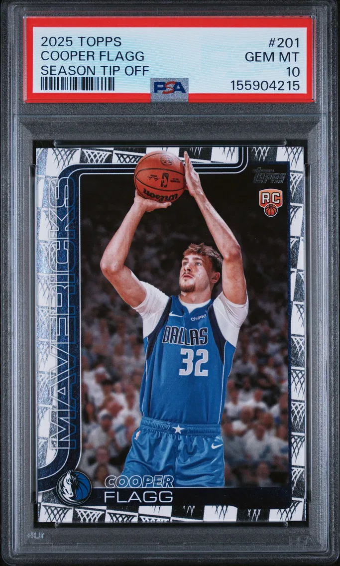2025 #201 Cooper Flagg PSA 10 Topps
