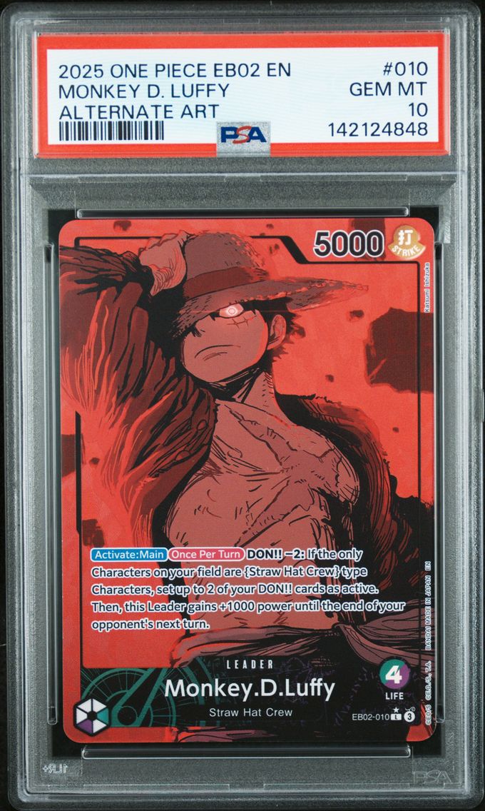 2025 #010 Monkey D. Luffy PSA 10