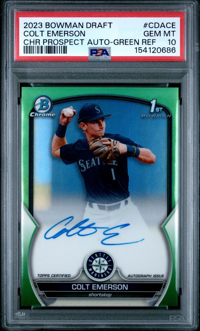 2023 #CDACE Colt Emerson PSA 10 