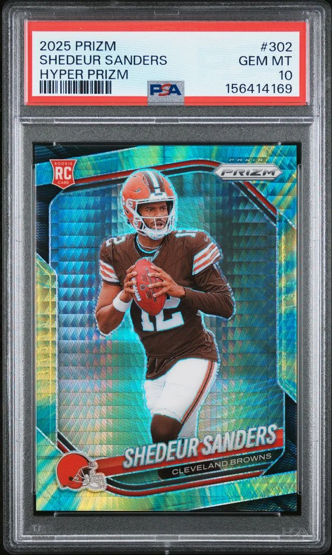 2025 #302 Shedeur Sanders PSA 10 Panini Prizm