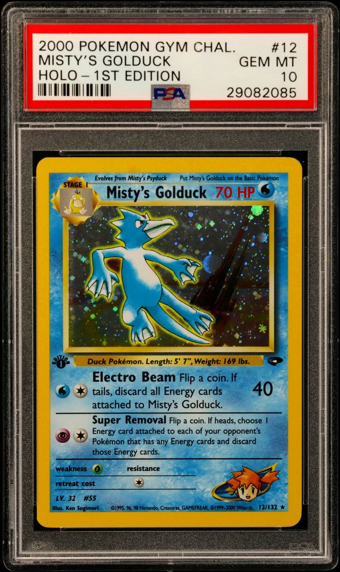 2000 #12 Misty's Golduck PSA 10 