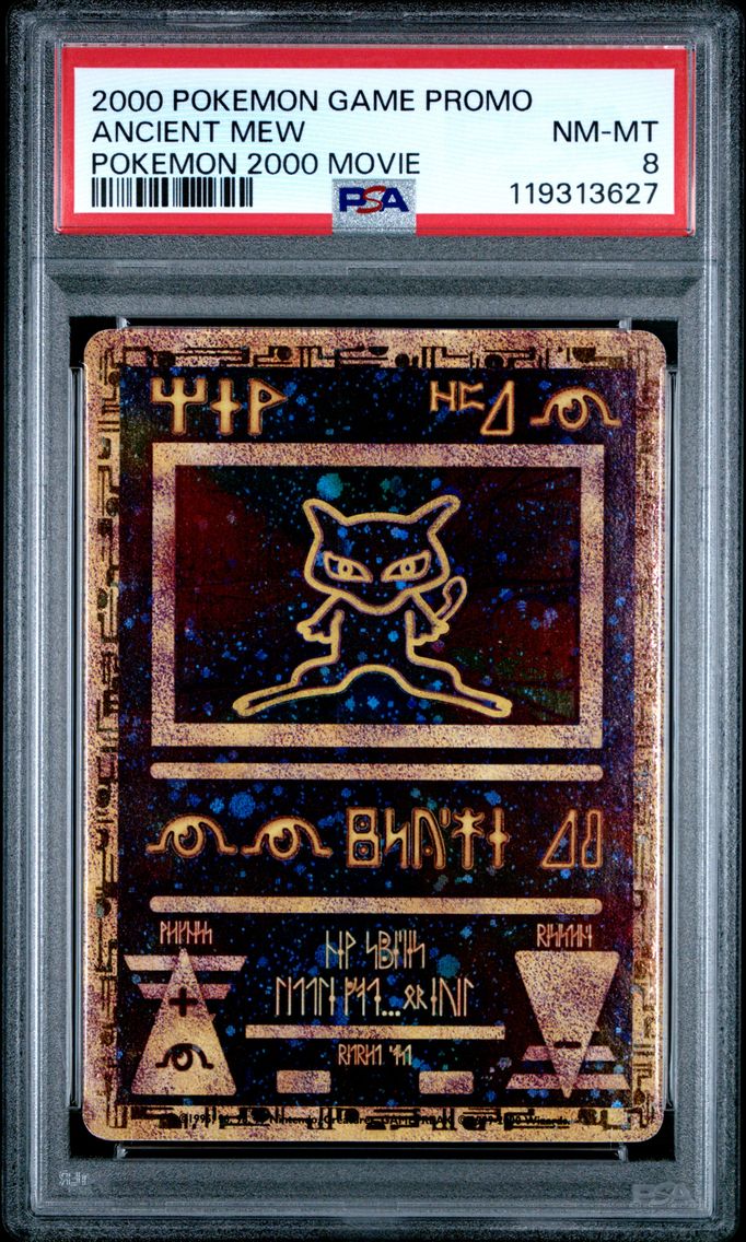 2000 #NA Ancient Mew PSA 8 Game Movie Pokemon