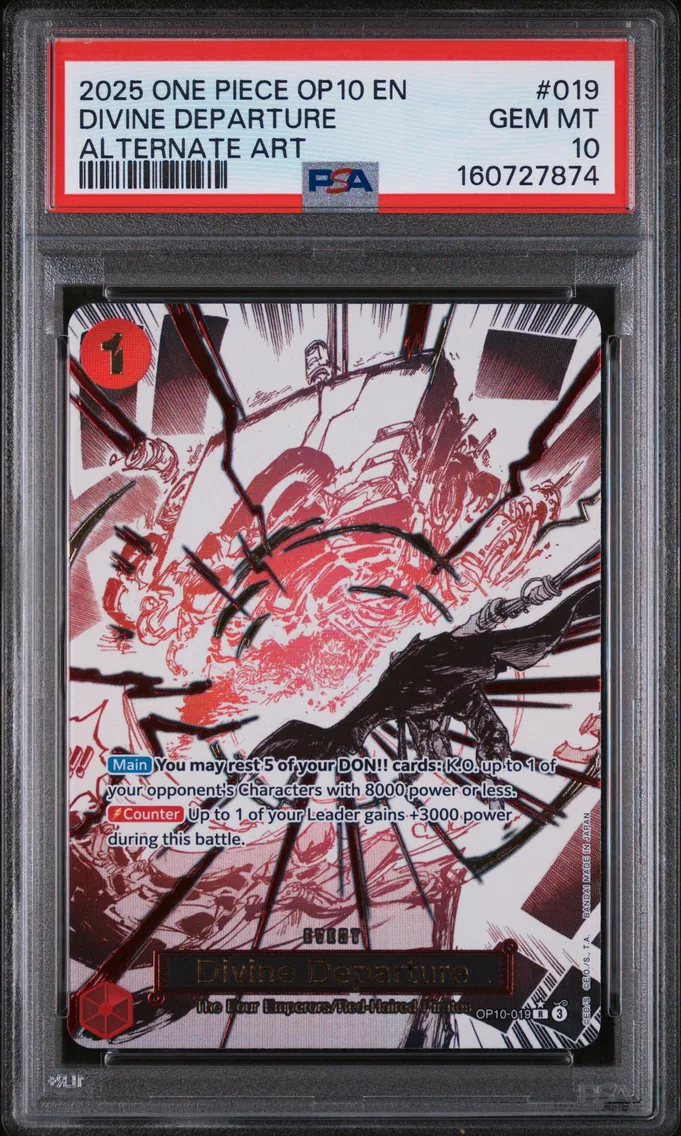 2025 #019 Divine Departure PSA 10 One Piece OP10-Royal Blood