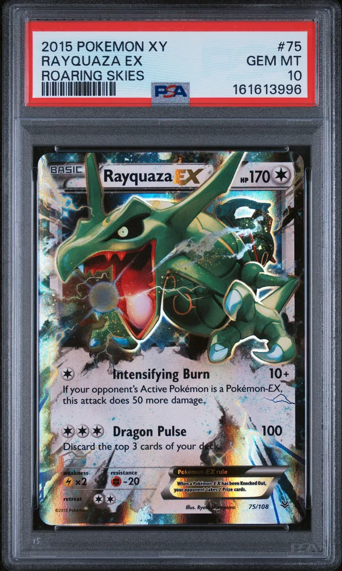 2015 #75 Rayquaza EX PSA 10 XY R