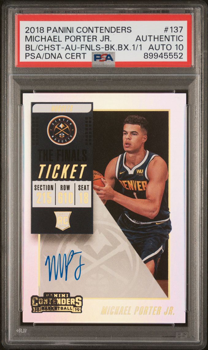 2018 #137 Michael Porter Jr. PSA