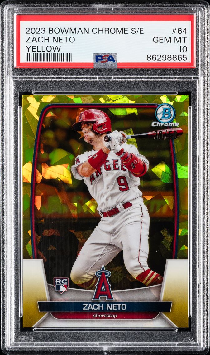 2023 #64 Zach Neto PSA 10 Bowman