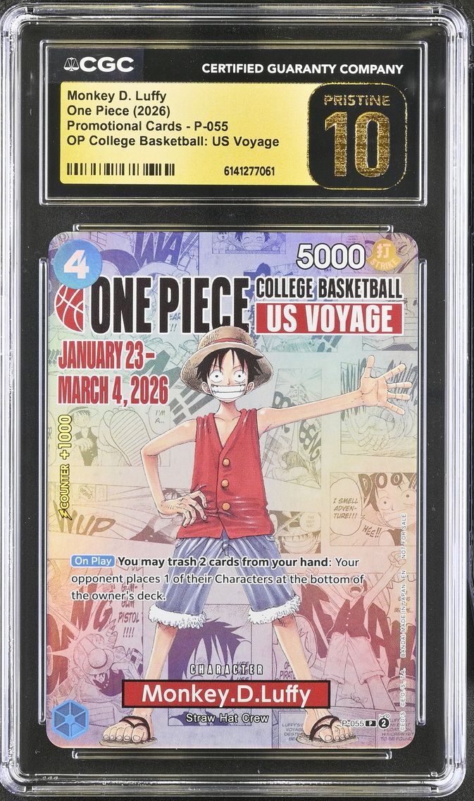 2026 #P-055 Monkey D. Luffy CGC 