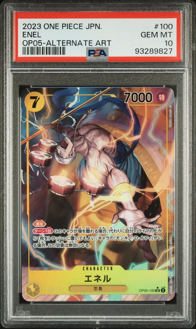 2023 #100 Enel PSA 10 One Piece Japanese OP05-Awakening of the New Era