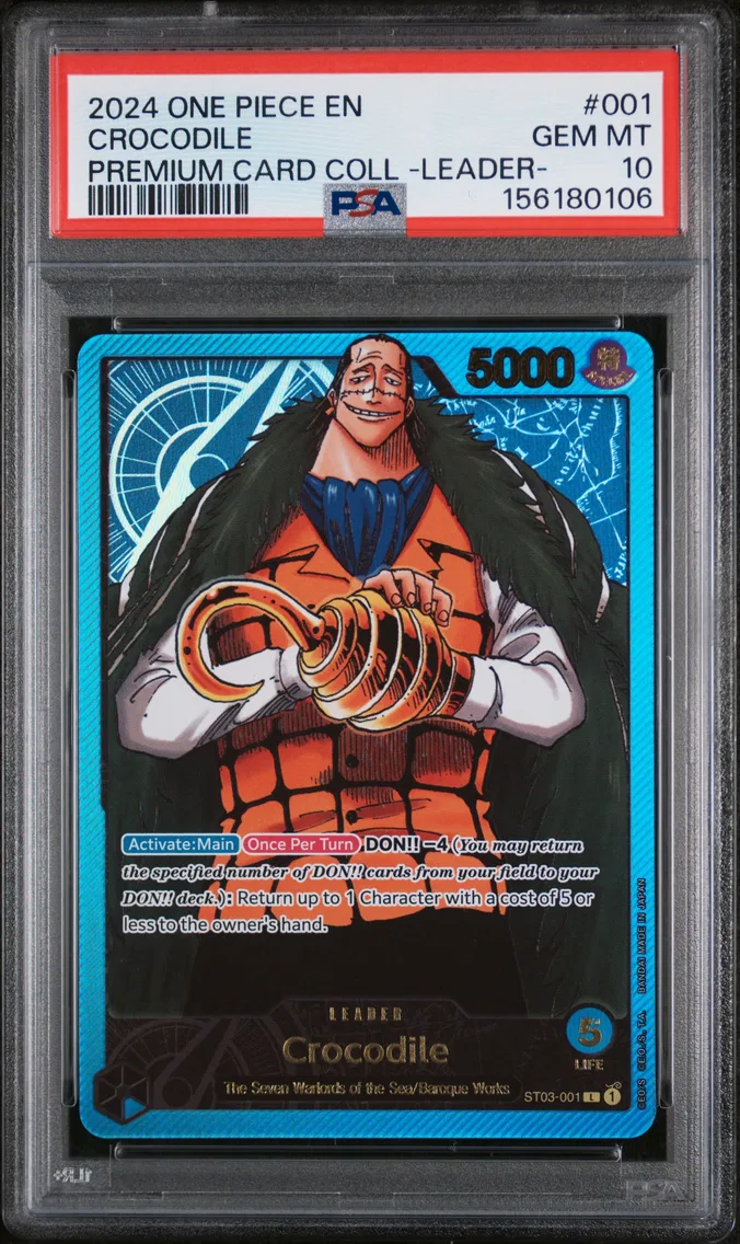 2024 #001 Crocodile PSA 10 One Piece Premium Card Collection -Leader Collection-