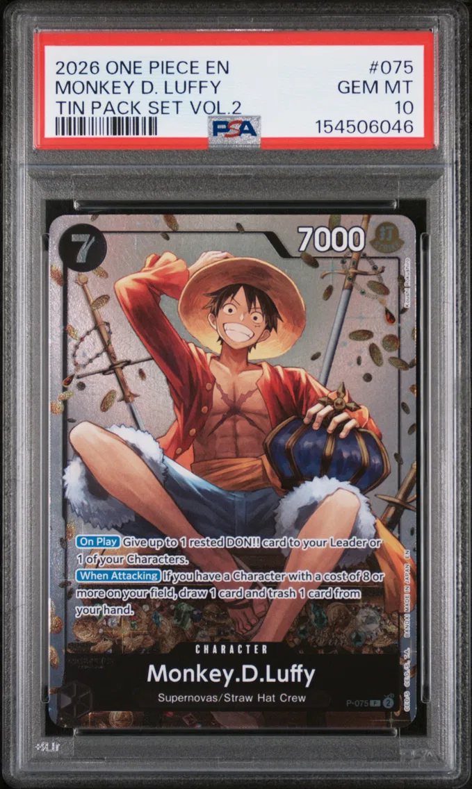 2026 #075 MONKEY D. LUFFY PSA 10 One Piece Promos