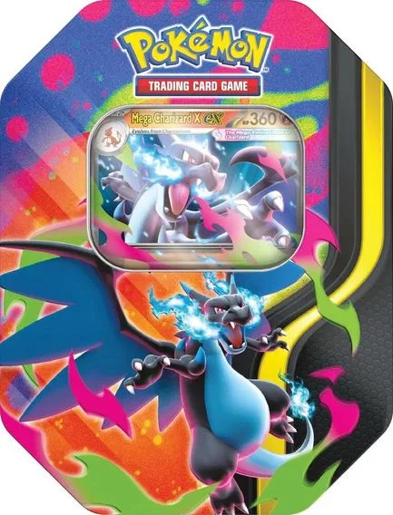 Mega Charizard Tin (Assorted)