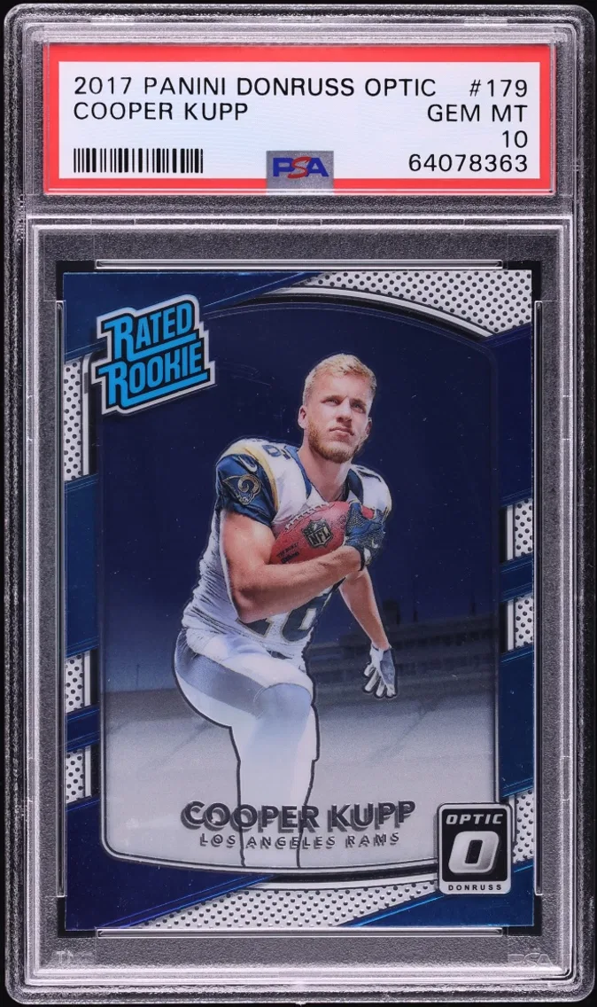 2017 #179 Donruss Optic Cooper Kupp ROOKIE GEM MINT PSA 10