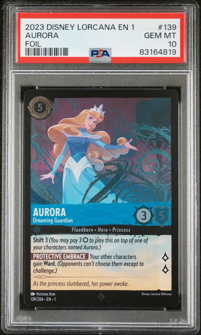 2023 #139 Aurora - Dreaming Guardian PSA 10 Disney Lorcana EN 1-the First Chapter