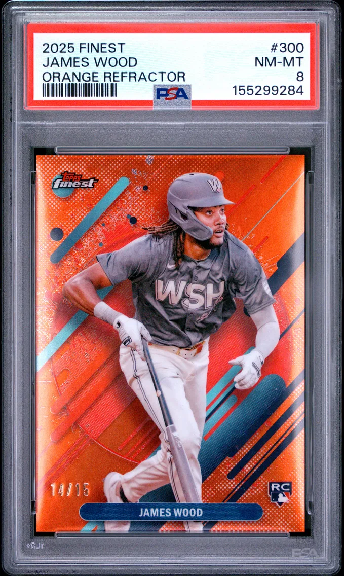 2025 #300 James Wood PSA 8 Topps