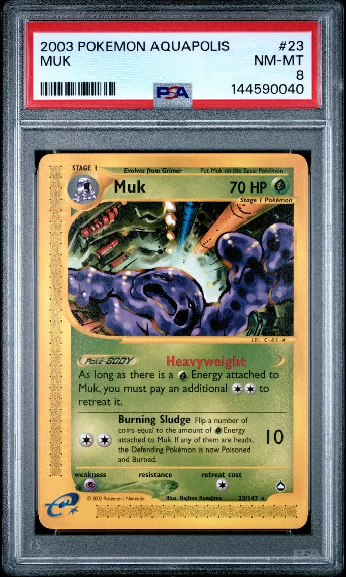 2003 #23 Muk PSA 8 Aquapolis