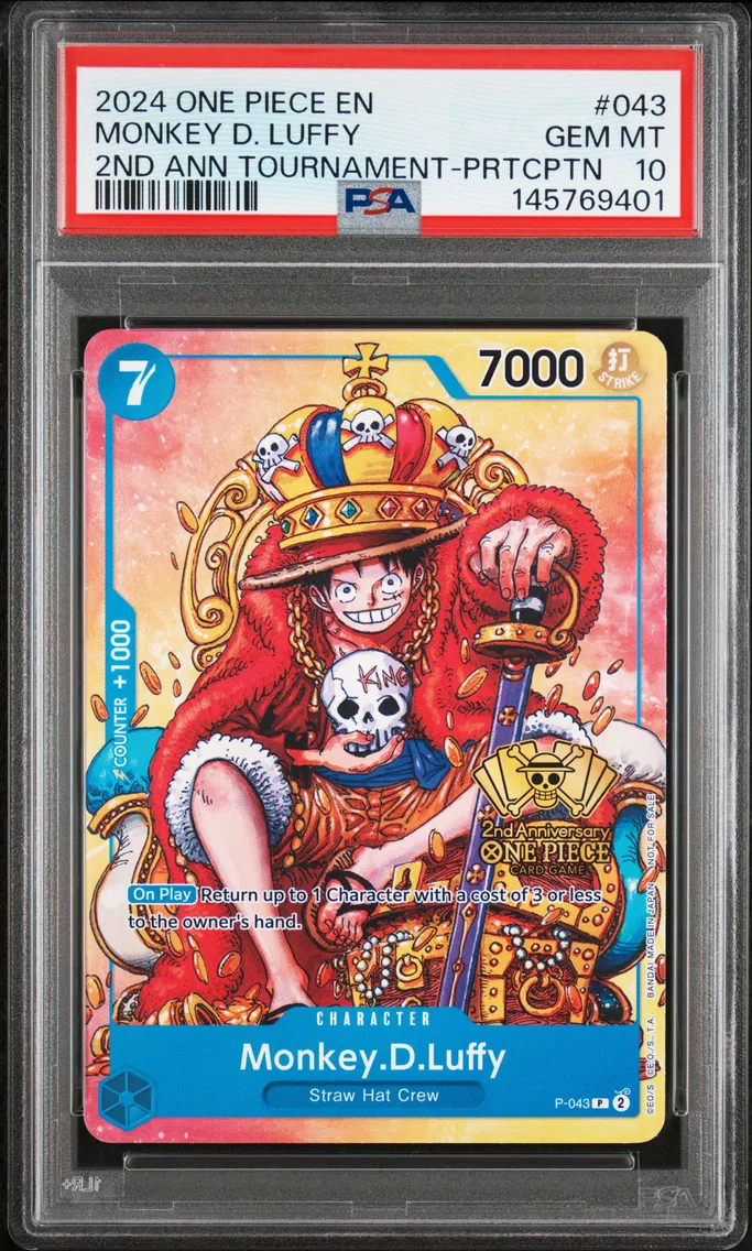 2024 #043 Monkey D. Luffy PSA 10 One Piece Promos