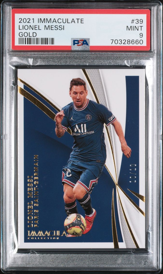 2021 #39 Lionel Messi PSA 9 Pani