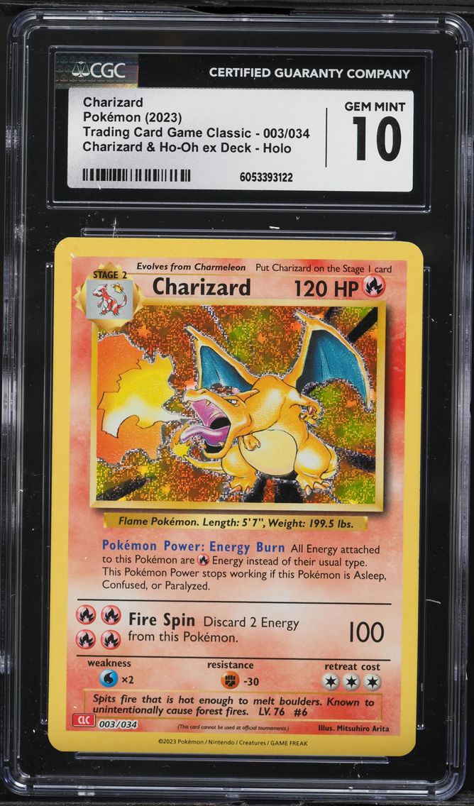2023 #003 Charizard CGC 10 Clc-T