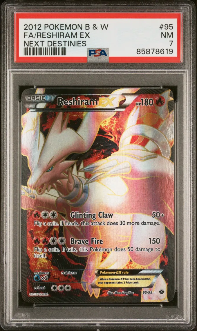 2012 #95 Full Art/Reshiram EX PS