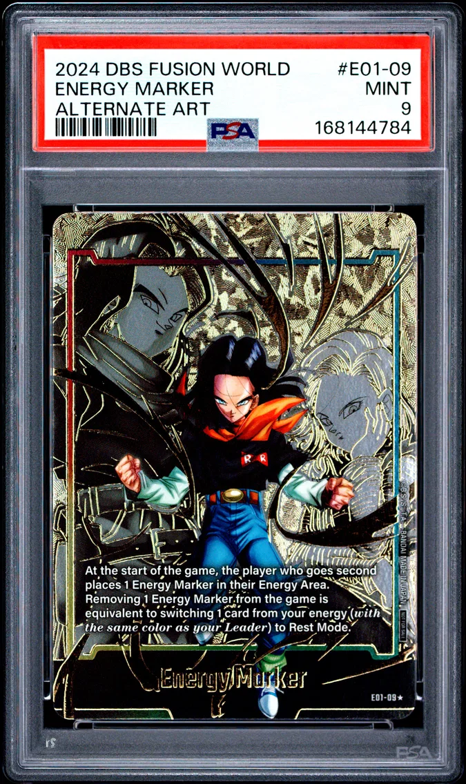 2024 #E01-09 Energy Marker PSA 9 Dragon Ball Super Card Game Fusion World Energy Marker Pack 01