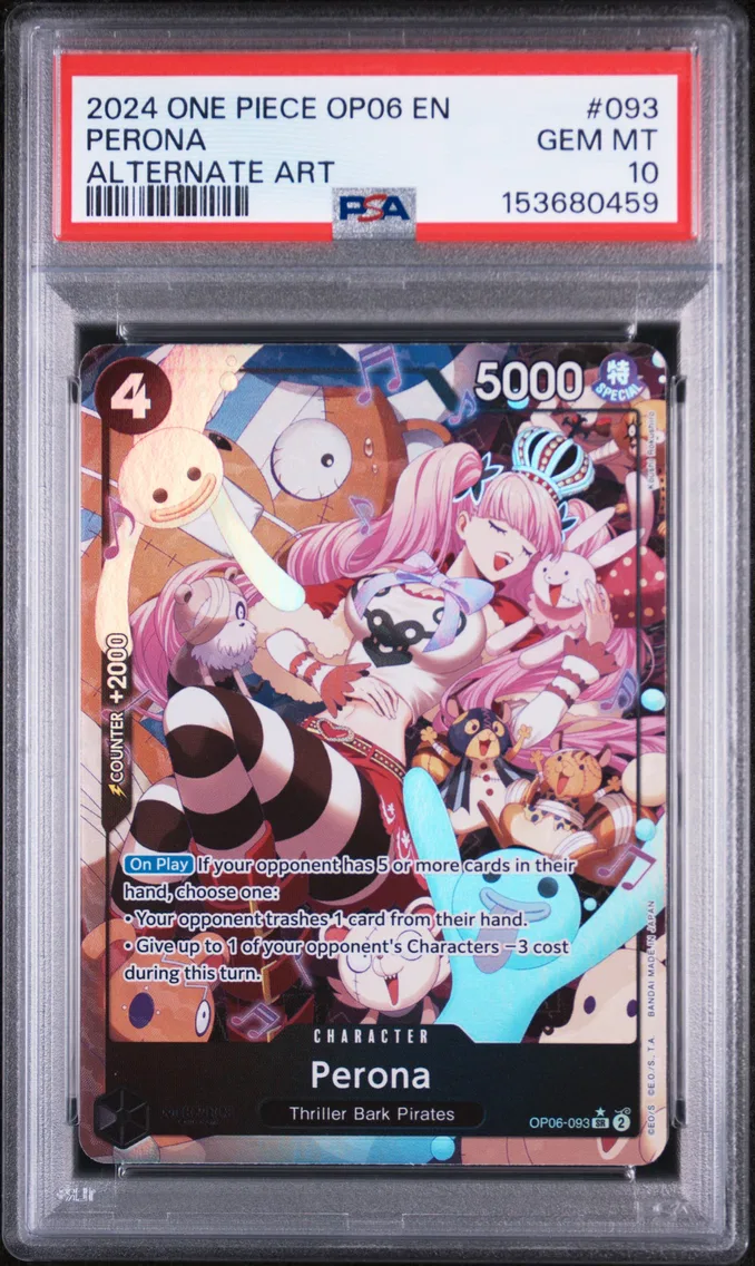 2024 #093 Perona PSA 10 One Piece OP06-Wings of the Captain