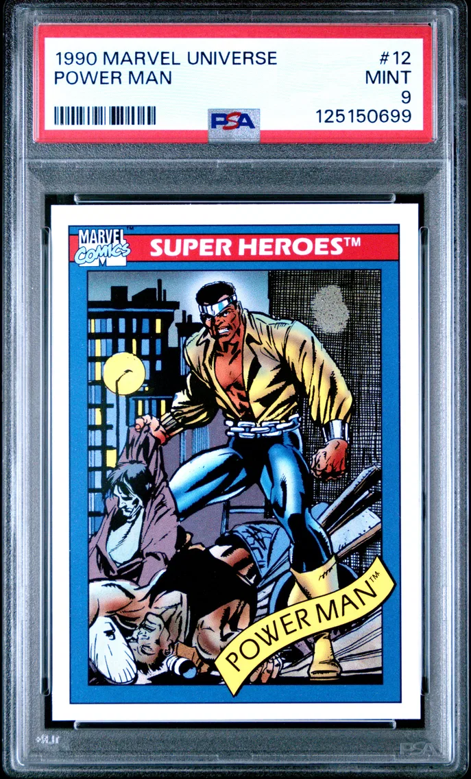1990 #12 Power Man PSA 9 Marvel Universe