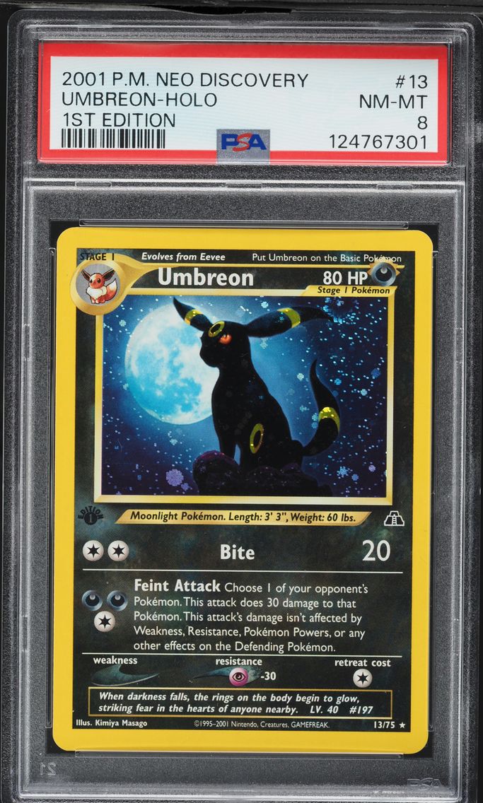 2001 #13 Umbreon-Holo 1st Editio
