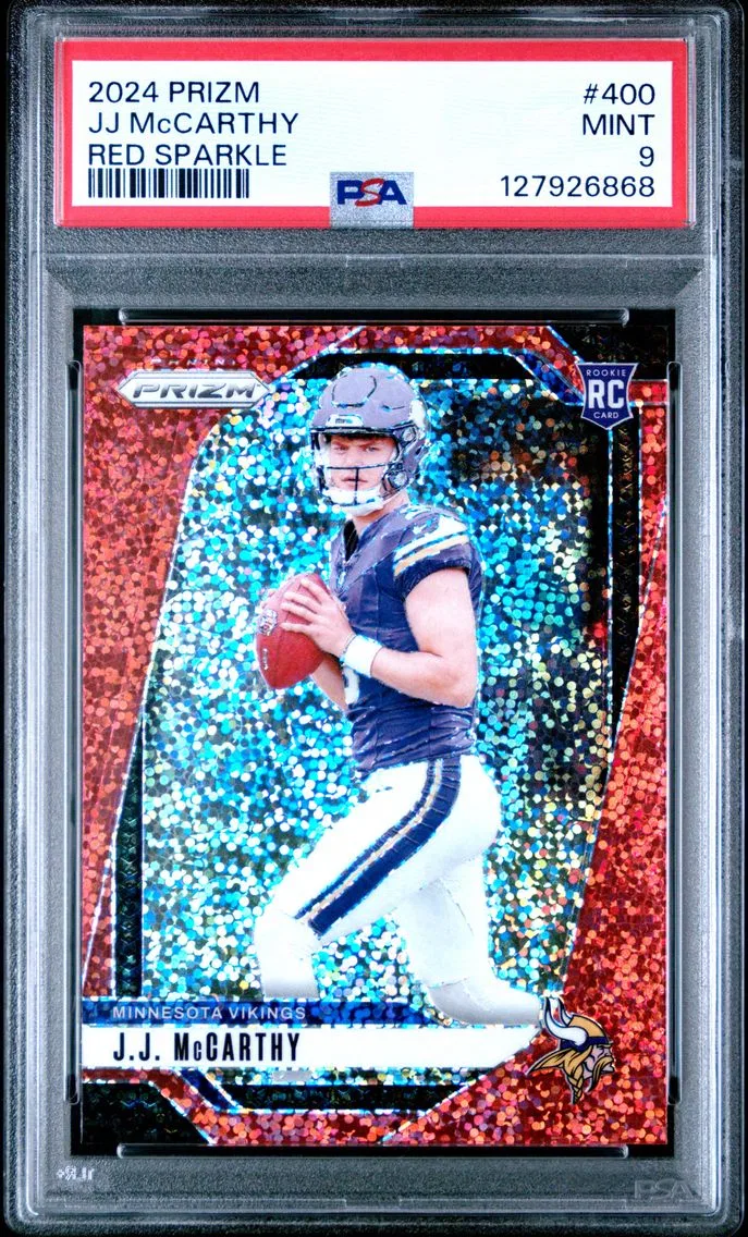 2024 #400 JJ McCarthy PSA 9 Panini Prizm