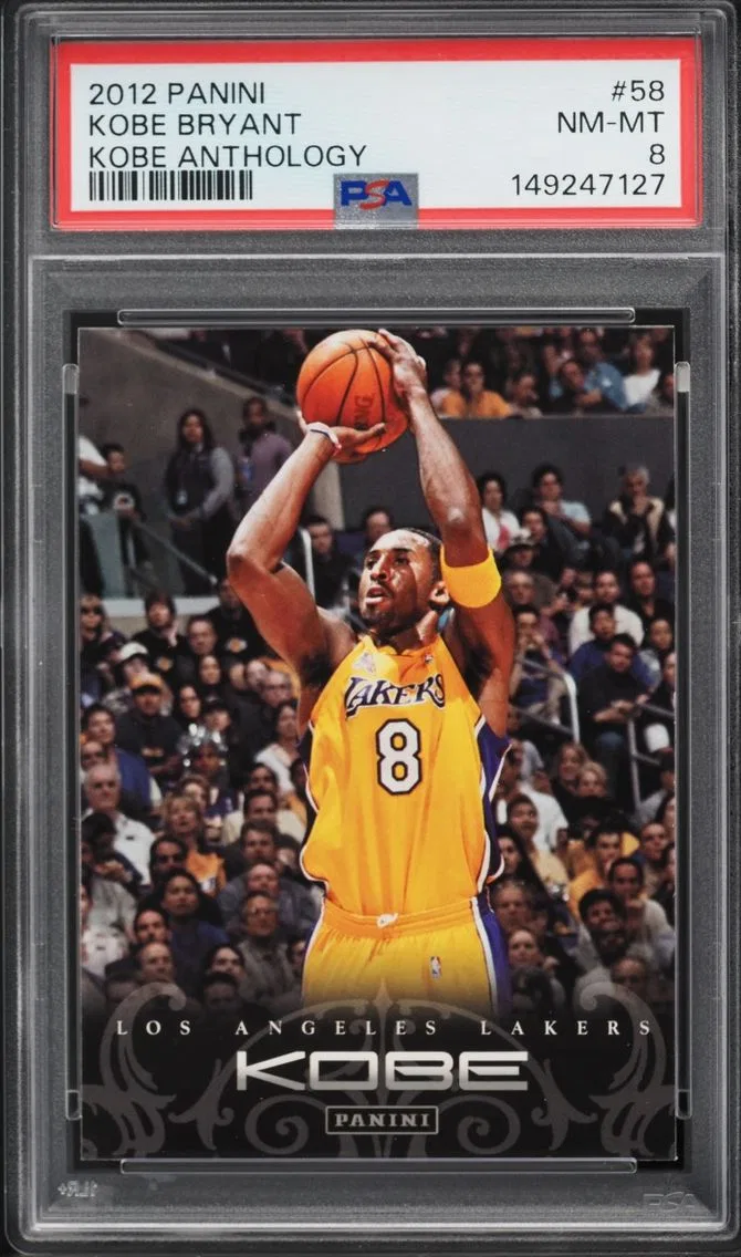 2012 Panini Anthology Kobe Bryant #58 PSA 8 NM-MT
