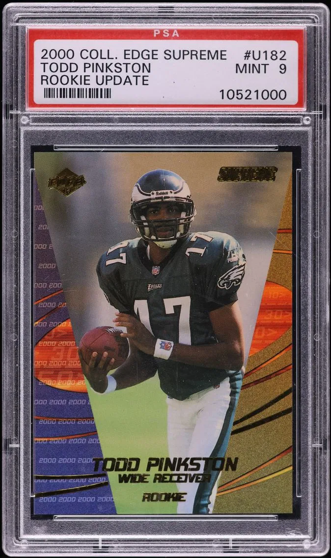 2000 Collector's Edge Supreme Update Todd Pinkston ROOKIE /2000 #U182 PSA 9 MINT