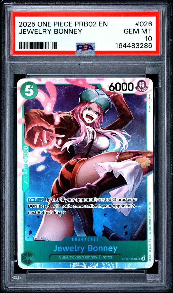 2025 #026 Jewelry Bonney PSA 10 One Piece PRB02-Premium Booster -One Piece Card the Best- Vol.2