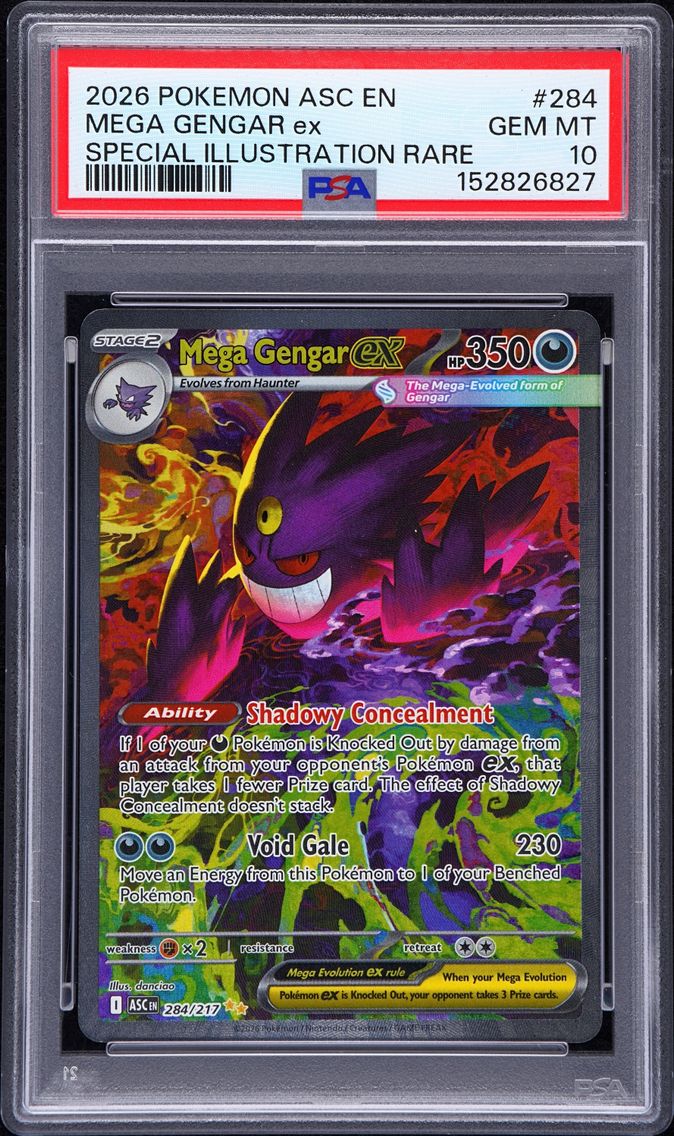 2026 #284 Mega Gengar EX PSA 10 