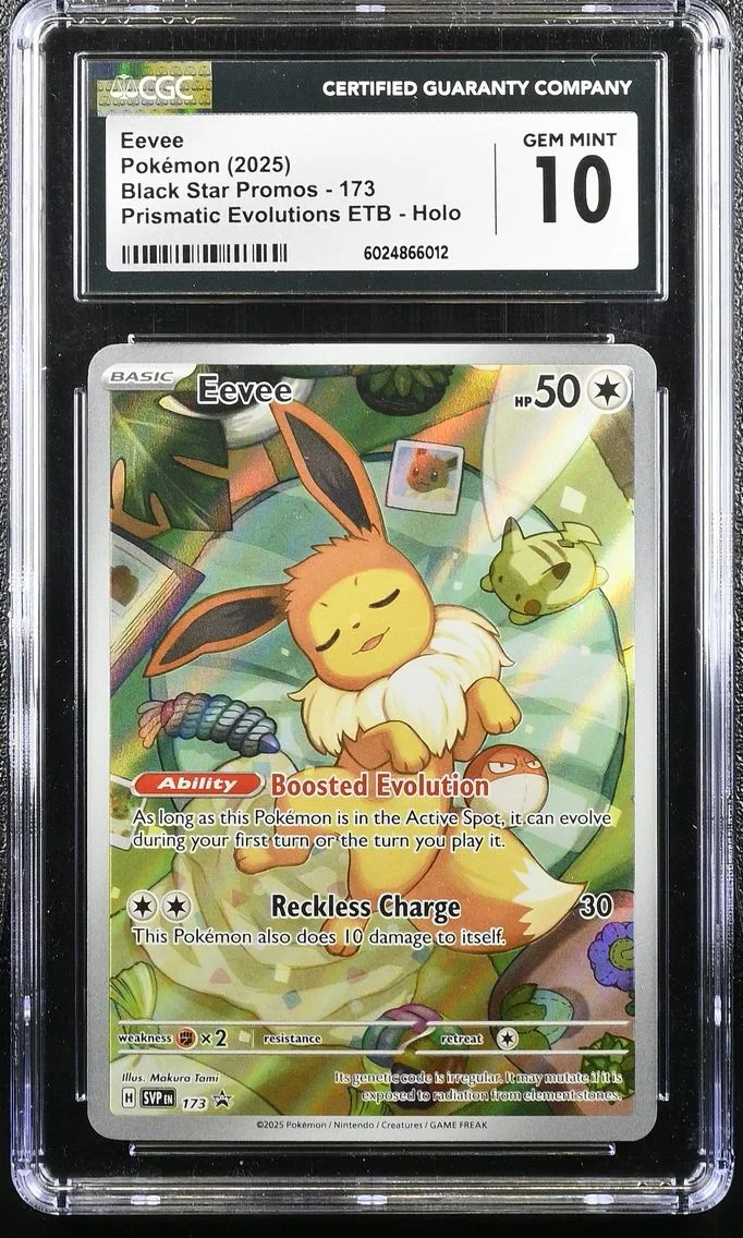 2025 #173 Eevee CGC 10 Black Star Promos - Scarlet & Violet SVP EN - English