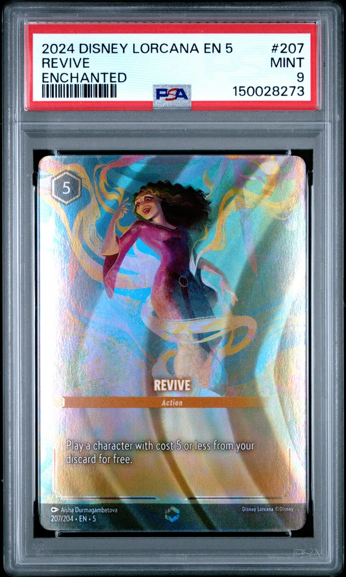 2024 #207 Revive PSA 9 Disney Lorcana EN 5-Shimmering Skies