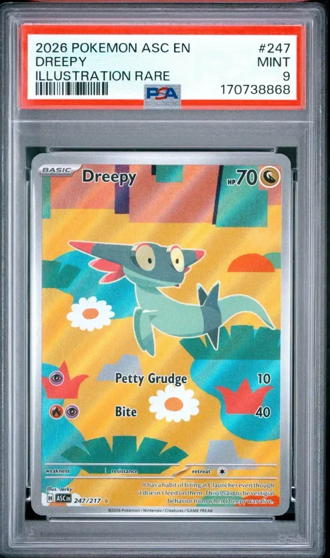 2026 #247 Dreepy PSA 9 Asc EN-Ascended Heroes