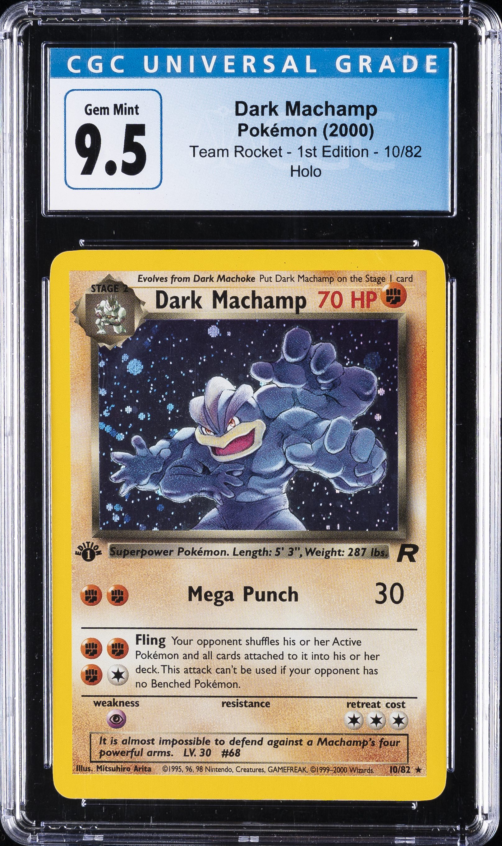 Dark Machamp-Holo 1st Edition