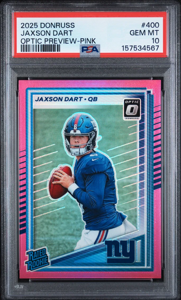 2025 #400 Jaxson Dart PSA 10 Panini Donruss